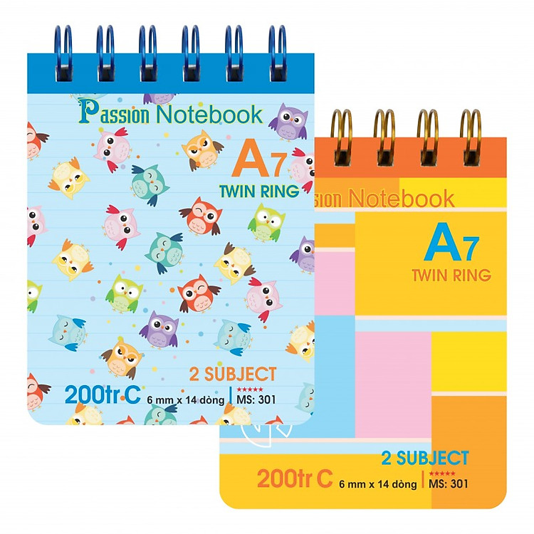 Sổ Lỗ Kép Klong A7 (200 trang)