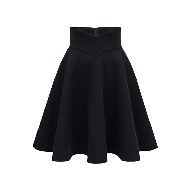 Chân Váy Xòe Cách Điệu Có Túi MS151