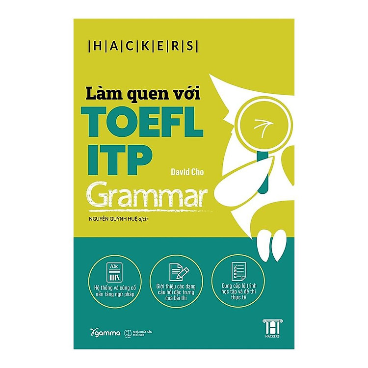 HACKERS TOEFL ITP: Làm Quen Với TOEFL ITP – Grammar