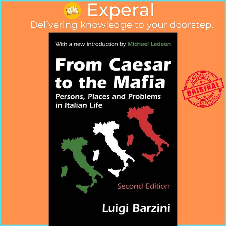 Sách - From Caesar to the Mafia - Persons, Places and Problems in Italian Life by Luigi Barzini (UK edition, paperback)
