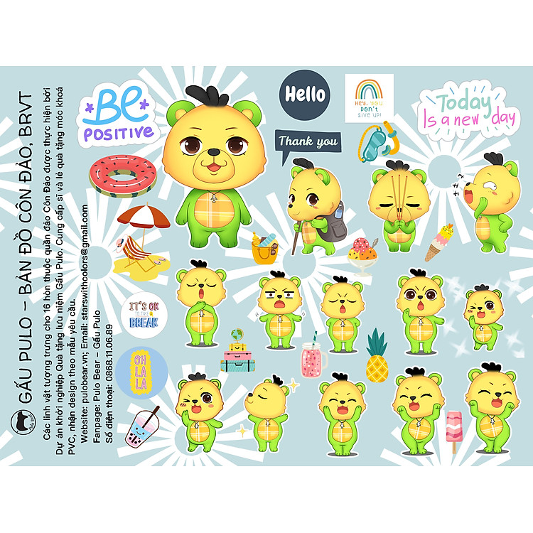 Sticker Pulo Bear - Ảnh 2