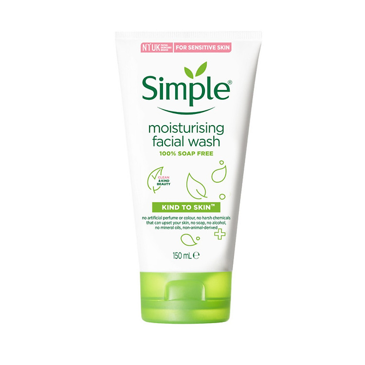 Sữa rửa mặt cho da khô Simple Moisturising Facial Wash 150ml