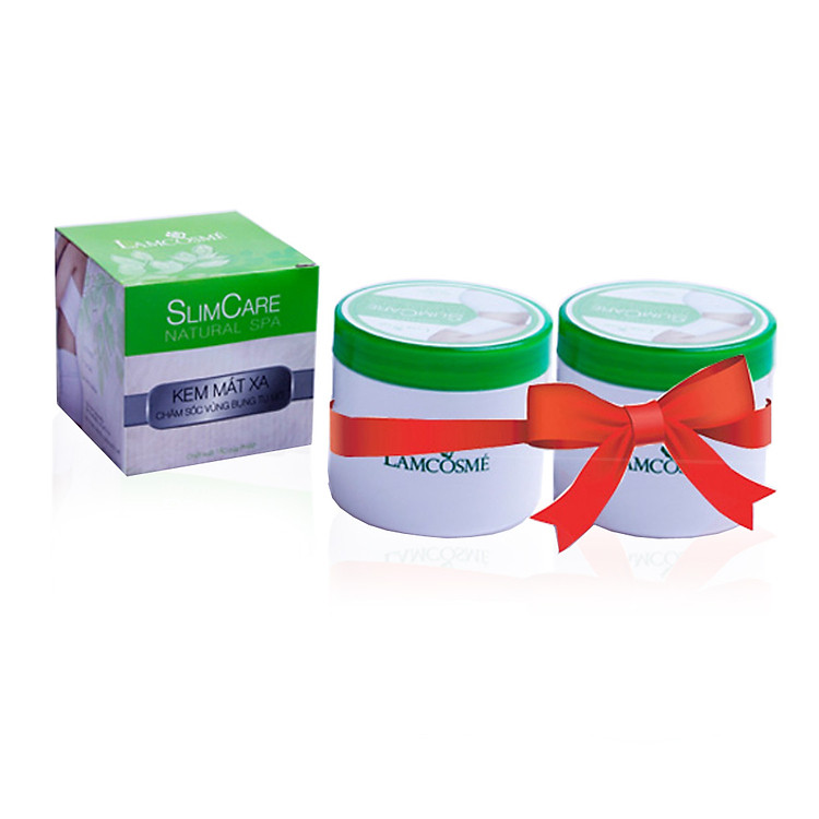 Combo 2 Hộp Kem Tan Mỡ Chuyên Vùng Bụng Lamcosmé (135ML), Eo có thon thì dáng mới đẹp