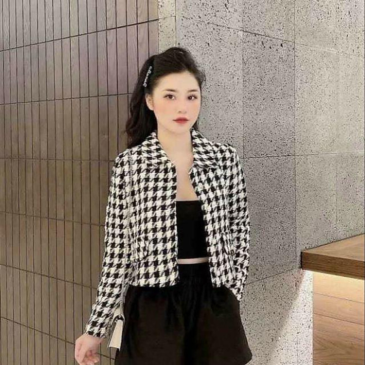 áo khoác dạfreeship áo khoác dạ dáng ngắn 2 lớp