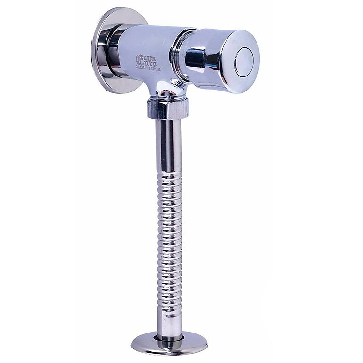 Vòi nhấn xả tiểu nam Eurolife EL-120 (Trắng bạc)