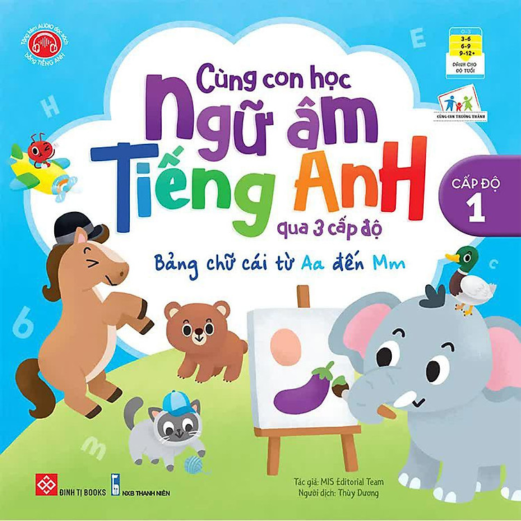 Cùng Con Học Ngữ Âm Tiếng Anh Qua 3 Cấp Độ – Cấp Độ 1 – Bảng Chữ Cái Từ Aa Đến Mm