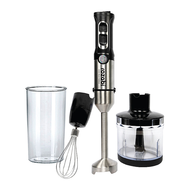 Máy Xay Cầm Tay Đa Năng Lưỡi Kép, Chống Rung Tay Cầm Rozabi 1000W Plus - Hàng Chính Hãng