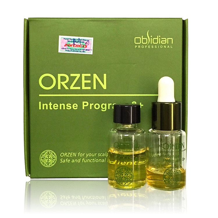 Tinh dầu tăng trưởng kích thích mọc tóc Obsidian Orzen Intense Program 8+ 6ml x 8