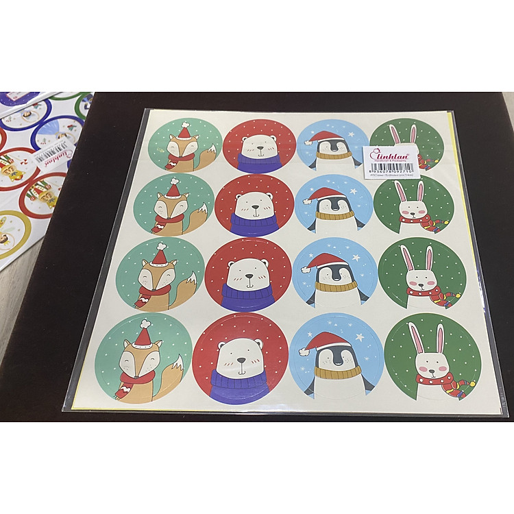 Stickers dán trang trí Noel cao cấp - Ảnh 5