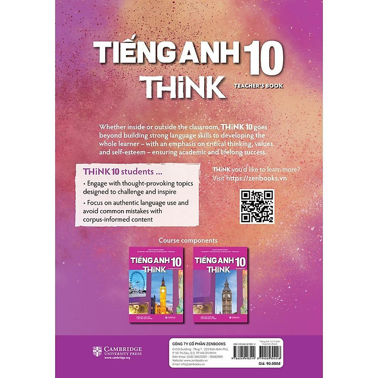 Giáo Khoa Tiếng Anh Think Lớp 10 - Teacher's Book - Ảnh 2