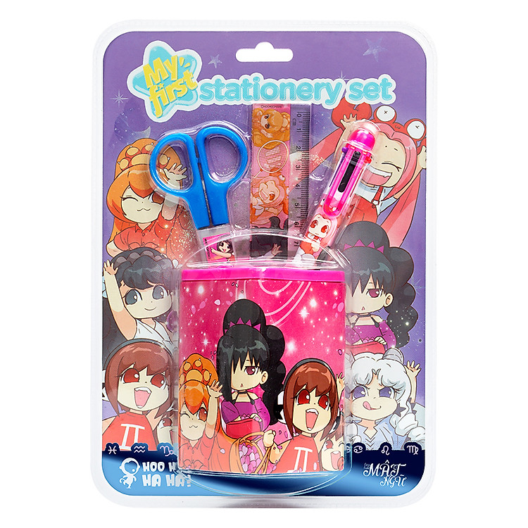 Bộ Đồ Dùng Học Tập Lớp Học Mật Ngữ Ở Nhà HooHooHaHa