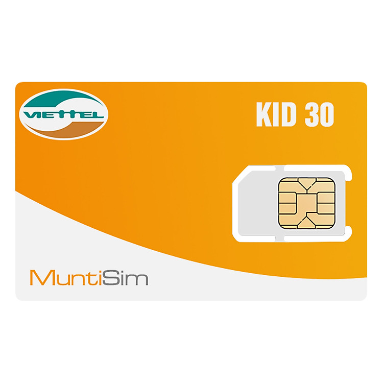 Sim Kid Dùng Cho Đồng Hồ Định Vị Trẻ Em Kiddy - Hàng Chính Hãng
