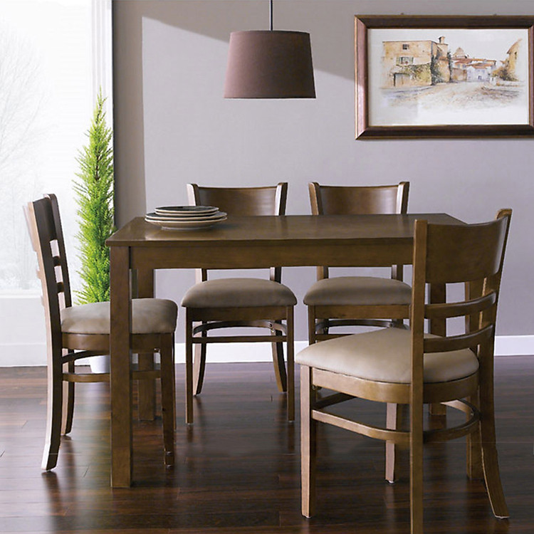 Bộ bàn ăn 4 ghế (nâu) Ohaha