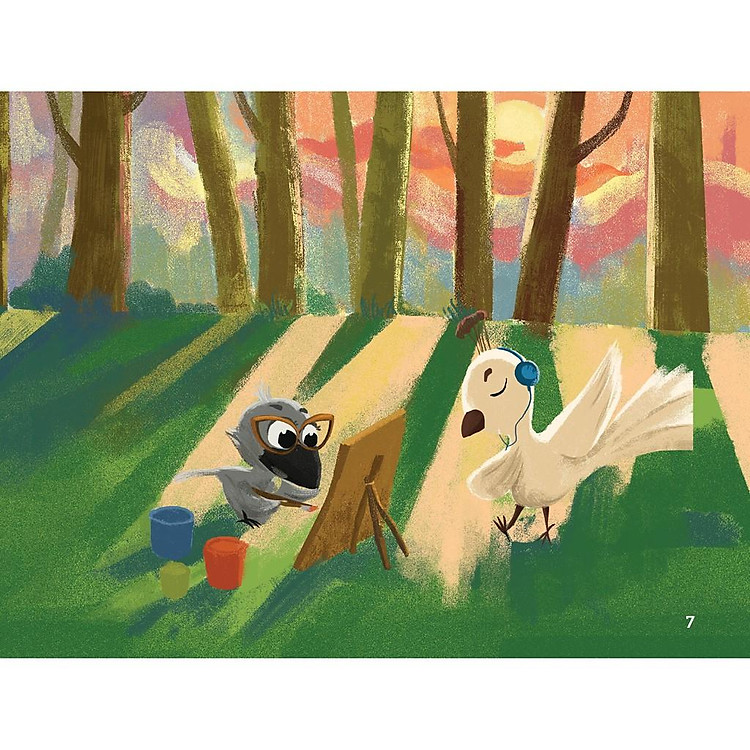 Đa Tương Tác - Có Một Truyện Cổ Mới Cho Bé: Họa Sĩ Quạ Công (Dành Cho Bé 3-8 Tuổi) - Ảnh 5