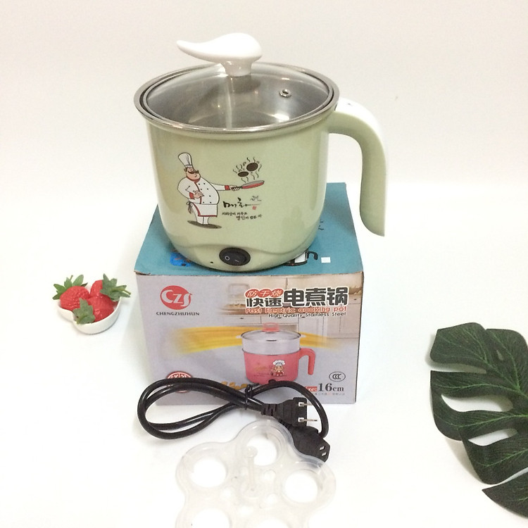 Nồi nấu mì, nấu lẩu mini 1.6lit đồ dùng nhà bếp