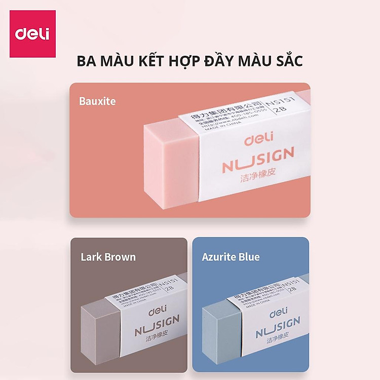 Gôm tẩy 2B Deli (Không bụi) - Ảnh 6