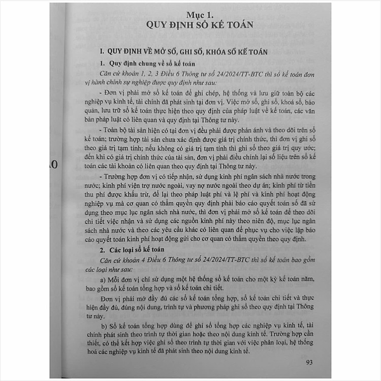 Hướng Dẫn Phương Pháp Ghi Chép, Thiết Kế Mẫu Chứng Từ, Sổ Kế Toán và Sơ Đồ Kế Toán Hành Chính Sự Nghiệp theo Thông tư 24/2024/TT-BTC (V2477T) - Ảnh 7