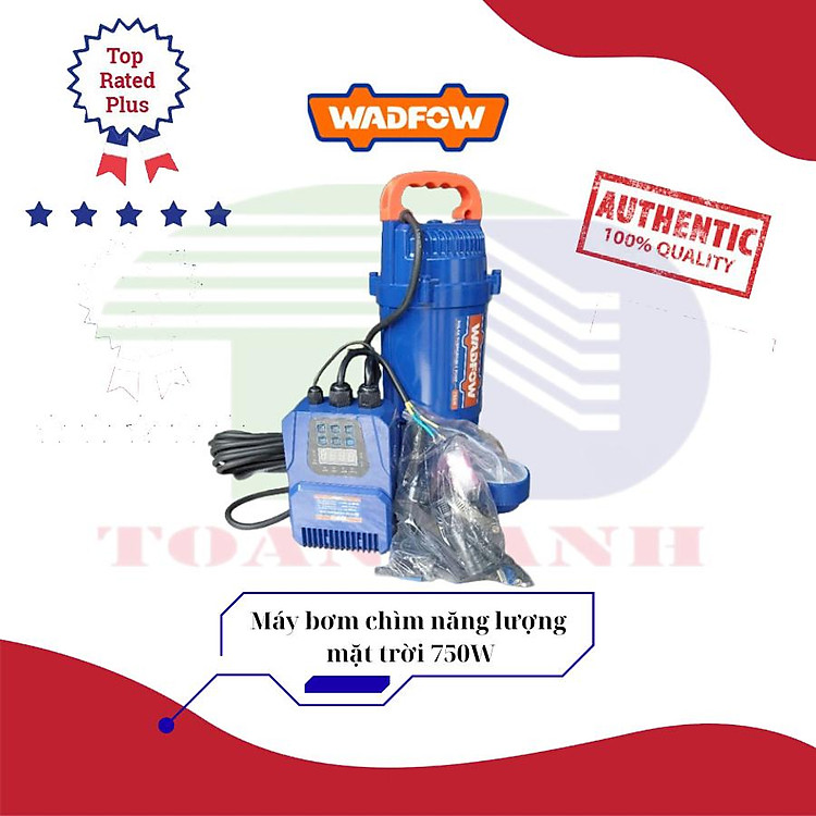 MÁY BƠM CHÌM NĂNG LƯỢNG MẶT TRỜI (KHÔNG BAO GỒM TẤM NĂNG LƯỢNG MẶT TRỜI) 750W(1.0HP) WADFOW WWPQDC03 - HÀNG CHÍNH HÃNG