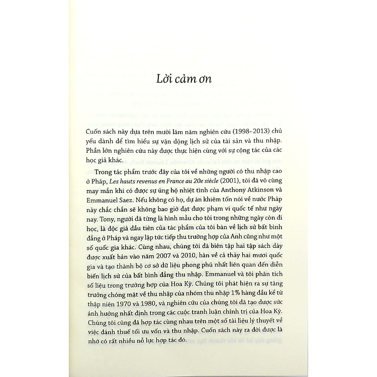 Tư Bản Thế Kỷ 21 - Le Capital Au XXIe SièCle - Ảnh 3