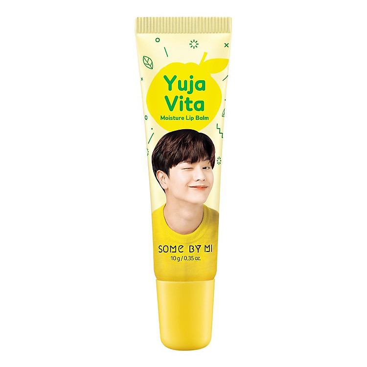 Son dưỡng môi ẩm mượt, mềm mại, ngừa thâm môi Some By Mi Yuja Vita Moisture Lip Balm 10g