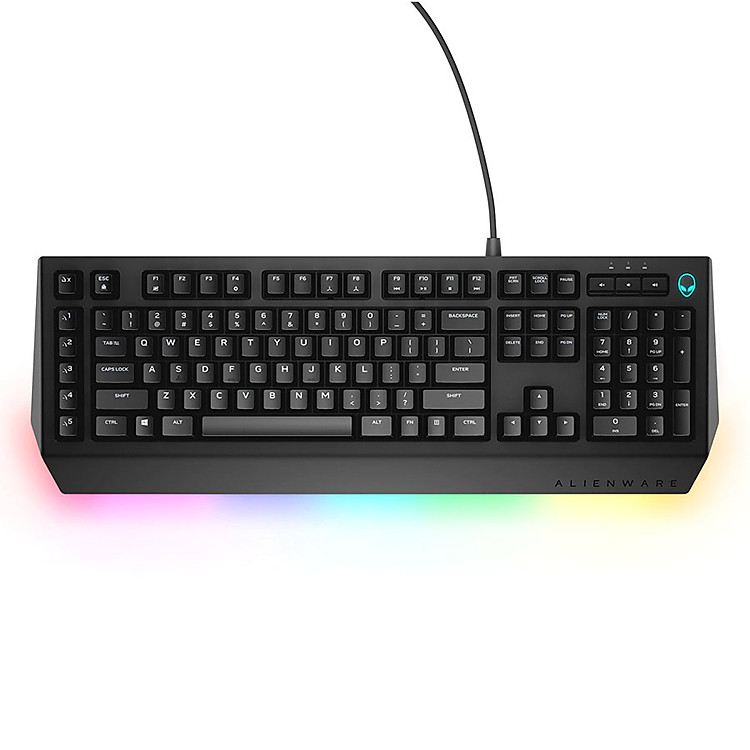 Bàn Phím Cơ Có Dây Alienware AW568 RGB Brown Switch Full-size - Hàng Chính Hãng