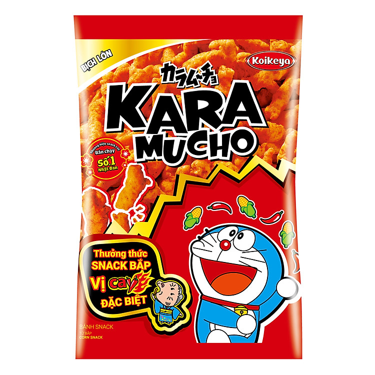 Snack Bắp Karamucho Vị Cay (70g)