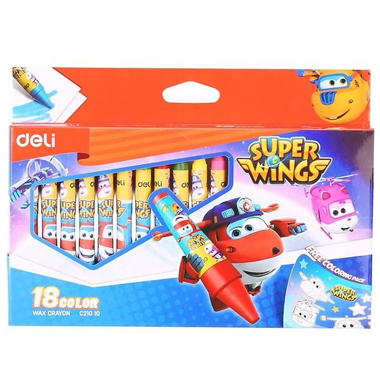 Bút Sáp Màu Deli EC21010 (18 màu)