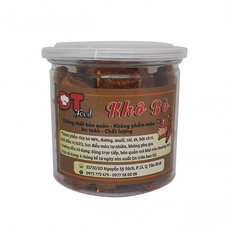 Khô Bò Viên Thượng Hạng DTfood 250g