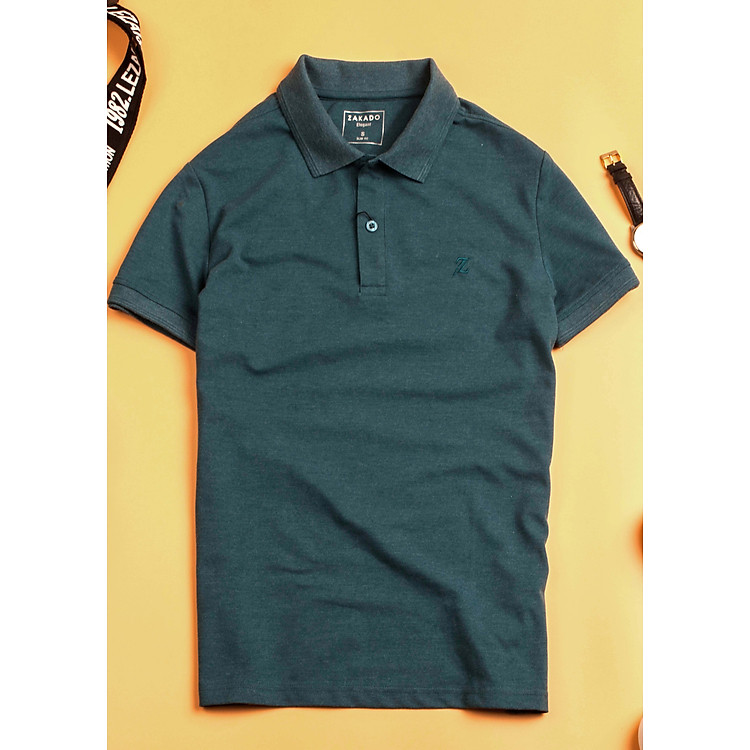 Áo Thun Nam Polo Ngắn Tay ZAKADO (APCS001) Trơn muối tiêu Cao Cấp Trẻ Trung, Nam Tính (nhiều màu)