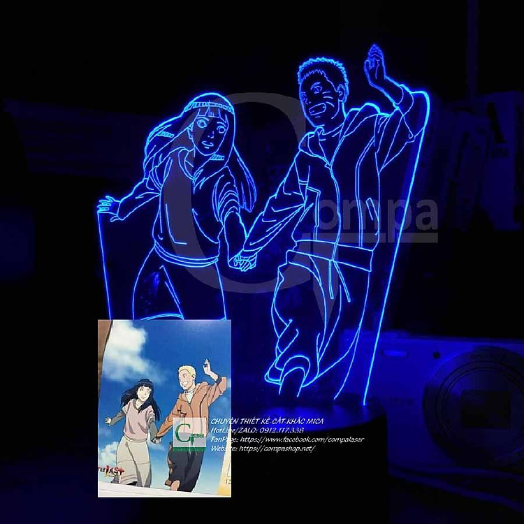 Đèn Ngủ Naruto x Hinata