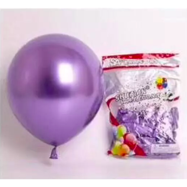 Bóng bay siêu nhũ gấu ShuaiAn - Bạc (12 inch) - Ảnh 5