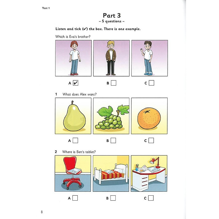 Cambridge English Pre A1 Starters 3 Student's Book: Authentic Examination Papers - Ảnh 3