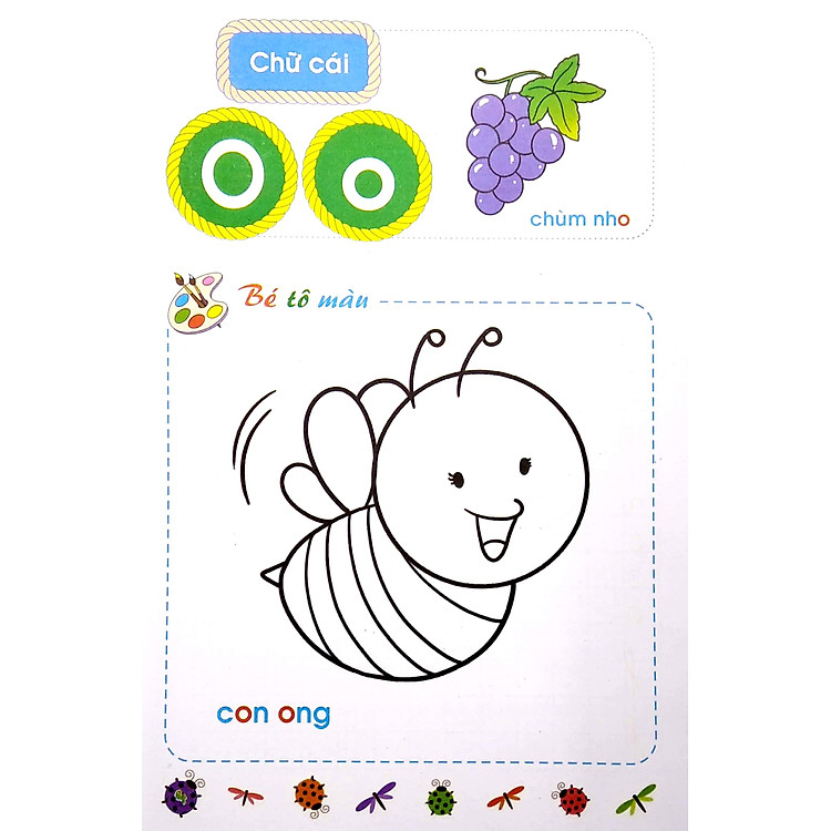 Bé Chuẩn Bị Vào Lớp Một - Vở Tập Tô Chữ - Tập 1 - Ảnh 3