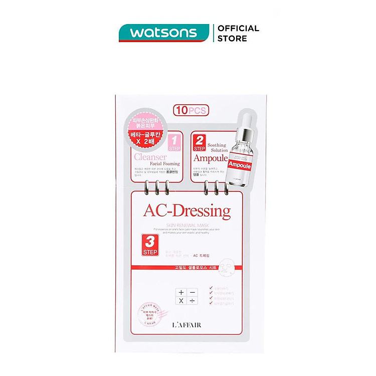 Mặt Nạ Dưỡng Da 3 Bước Rainbow L'Affair Ac-Dressing Skin Renewal 25ml