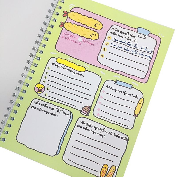 Sổ Tay Lò Xo A5 Kẻ Ô Vuông (100 trang) - Ảnh 7