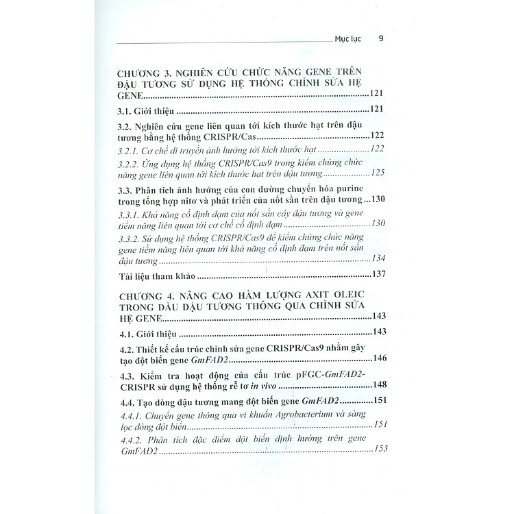 Phát Triển Và Ứng Dụng Hệ Thống Chỉnh Sửa Hệ Gene Trong Nghiên Cứu Cơ Bản Và Cải Tạo Giống Đậu Tương (Bộ Sách Chuyên Khảo Ứng Dụng Và Phát Triển Công Nghê Cao) - Ảnh 6