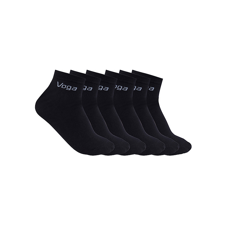 Set 3 đôi tất vớ nam cao cấp Voga cổ ngắn sợi cotton