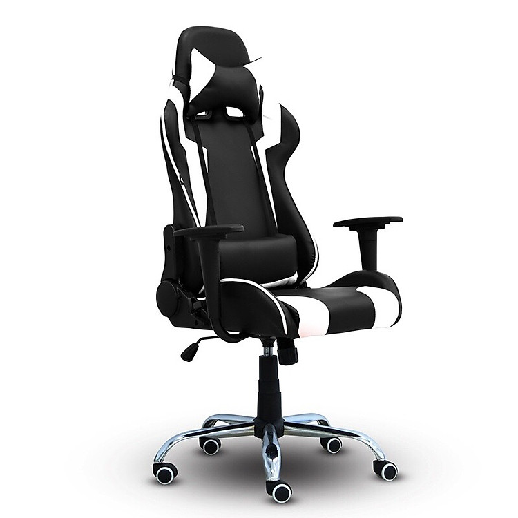 BG Ghế chơi game cao cấp biệt đặc dành cho các game thủ Mẫu E01 (White/Black) (hàng nhập khẩu)