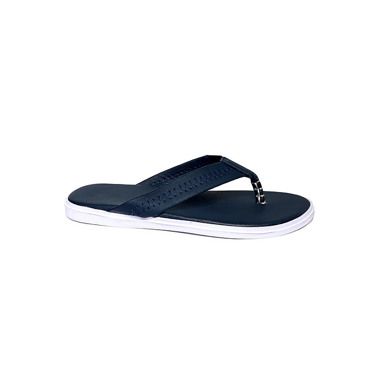 Dép da nam xỏ ngón thời trang T269K339 - Xanh đen
