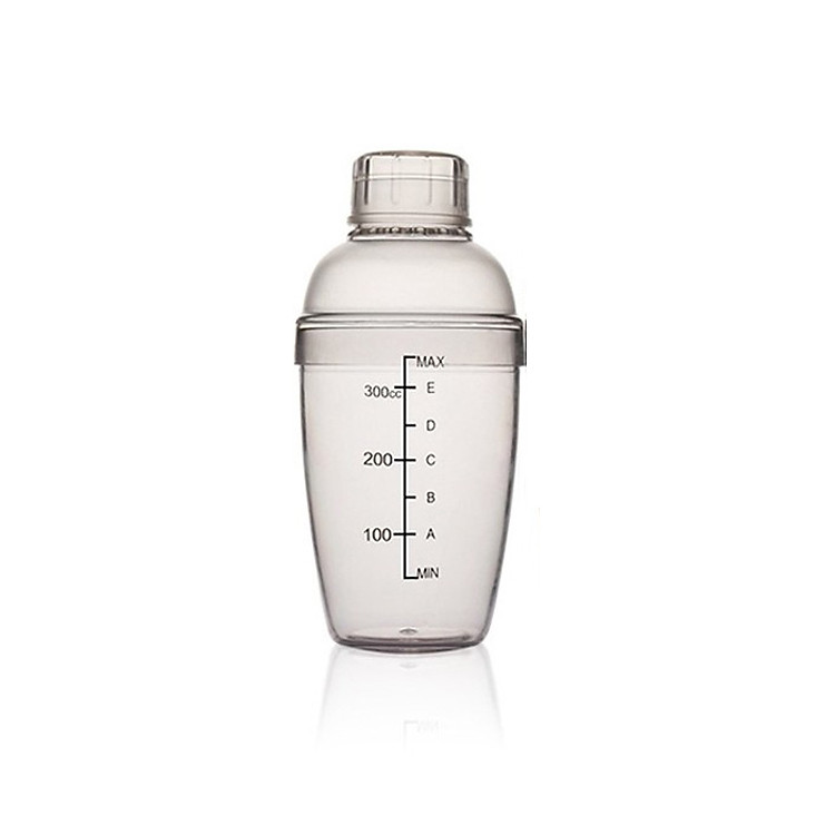 Bình Lắc Pha Chế Shaker Cocktail ,Pha Trà Sữa Bằng Nhựa Cứng Có Vạch Chia In Đậm