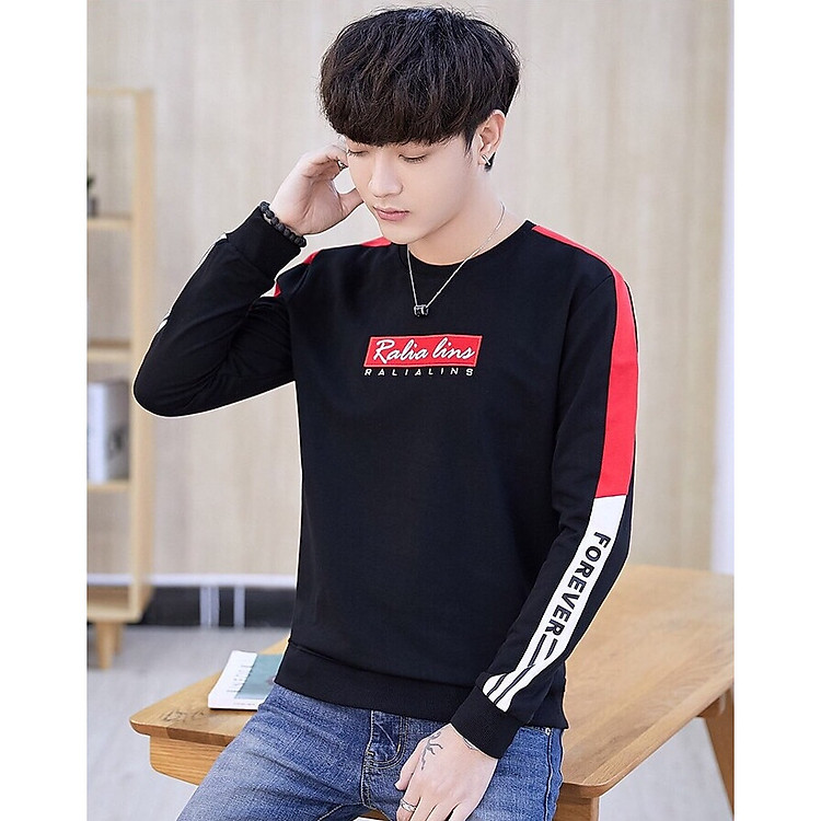 ÁO THUN NAM DÀI TAY COTTON ĐẸP