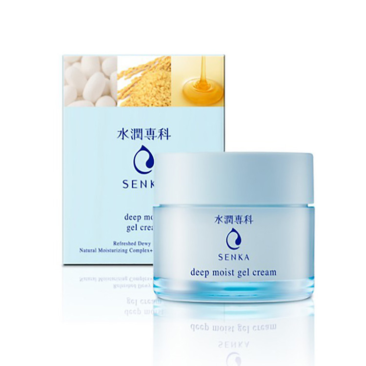 Mặt Nạ Ngủ Cấp Ẩm Chuyên Sâu Dạng Gel Senka Deep Moist Gel Cream 50g