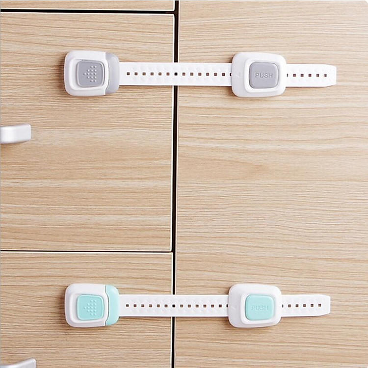 Combo 2 Dụng Cụ Khóa Tủ Có Dây Chỉnh Kích Thước (giao màu ngẫu nhiên)