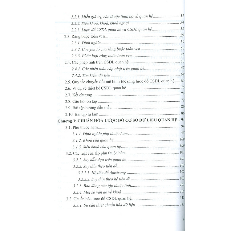 Giáo Trình Cơ Sở Dữ Liệu Quan Hệ - Lý Thuyết Và Áp Dụng - Ảnh 6