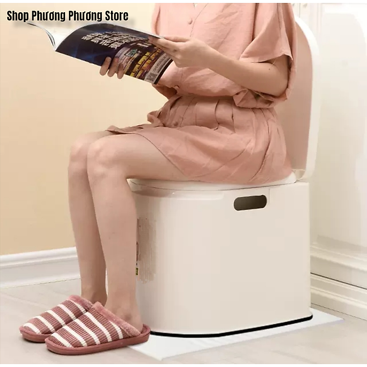 Bô vệ sinh di động cho người già Chính hãng Ưu đãi - Hình ảnh 4