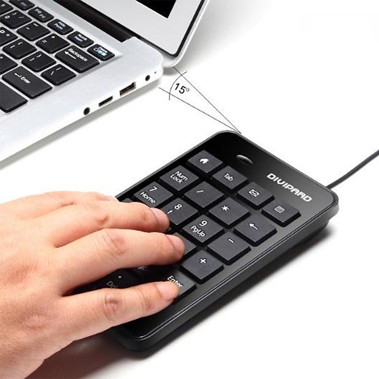 Bàn Phím Máy Tính ,Bàn Phím Chơi Game ,Bàn Phím Số ,Bàn Phím Mini ,Bàn Phím Số Có Dây DIVIPARD D500 Cổng Kết Nối USB-4040- Hàng Nhập Khẩu