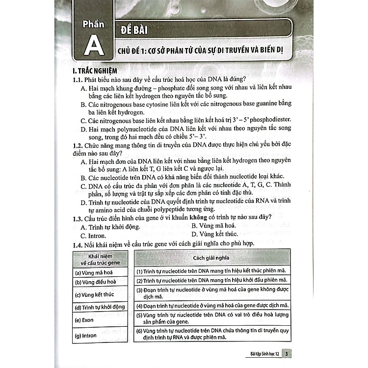 Bài Tập Sinh Học 12 (Cánh Diều) - Ảnh 5