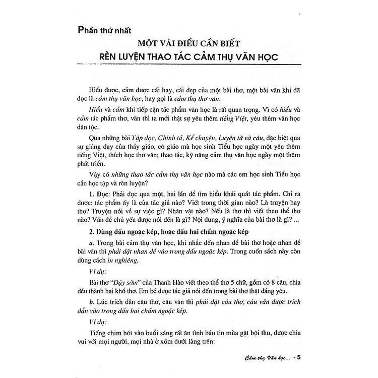 Cảm Thụ Văn Học Lớp 2 - Ảnh 5