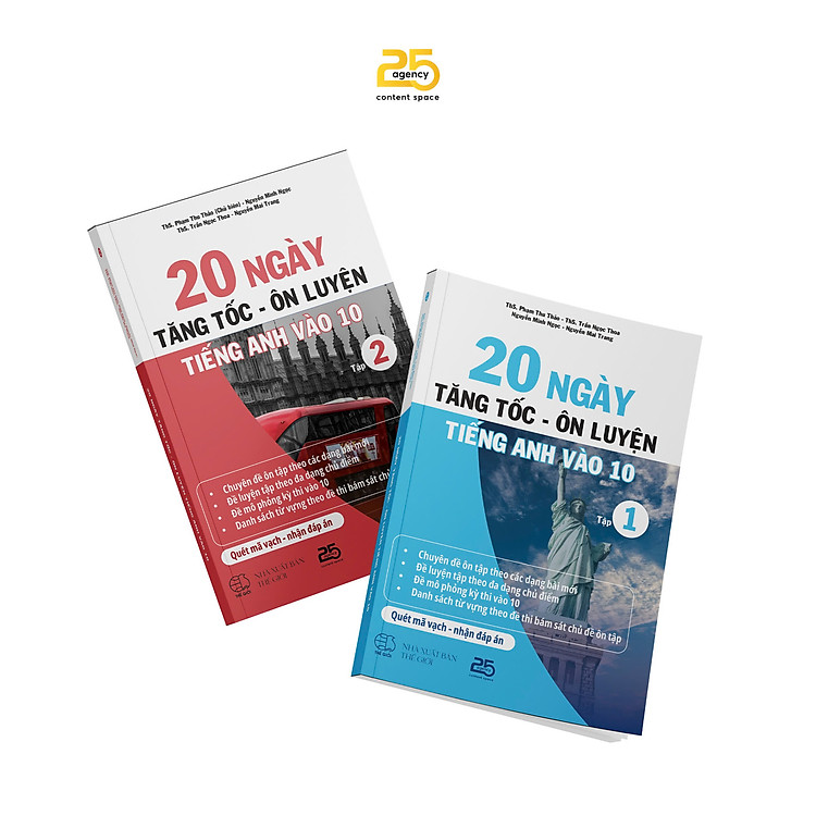 20 Ngày Tăng Tốc – Ôn Luyện Tiếng Anh Vào 10 – Tập 1 + 2