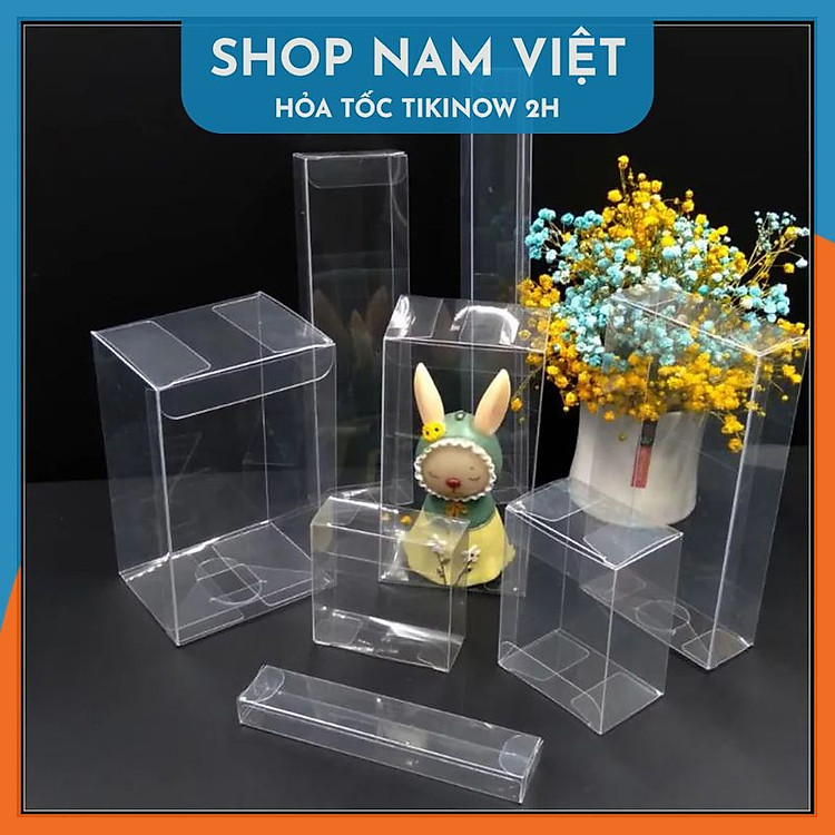 Hộp Nhựa PVC PET Dẻo Trong Suốt (12x12x12cm) - Ảnh 7